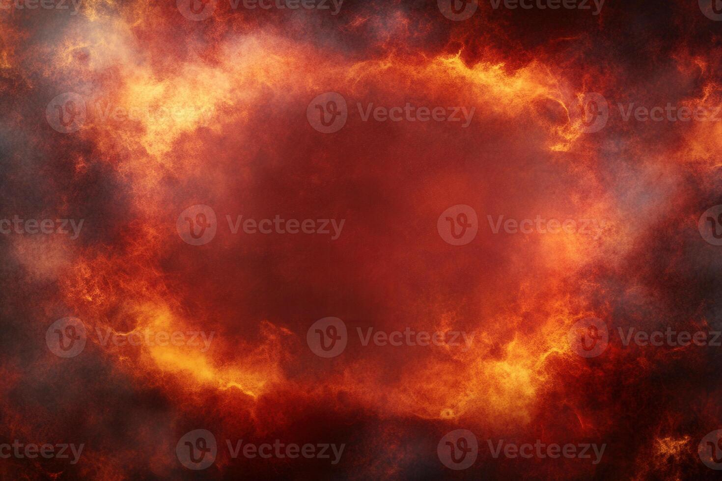 Fiery explosion with intense heat, dramatic and volatile, set against a dark cosmic backdrop photo