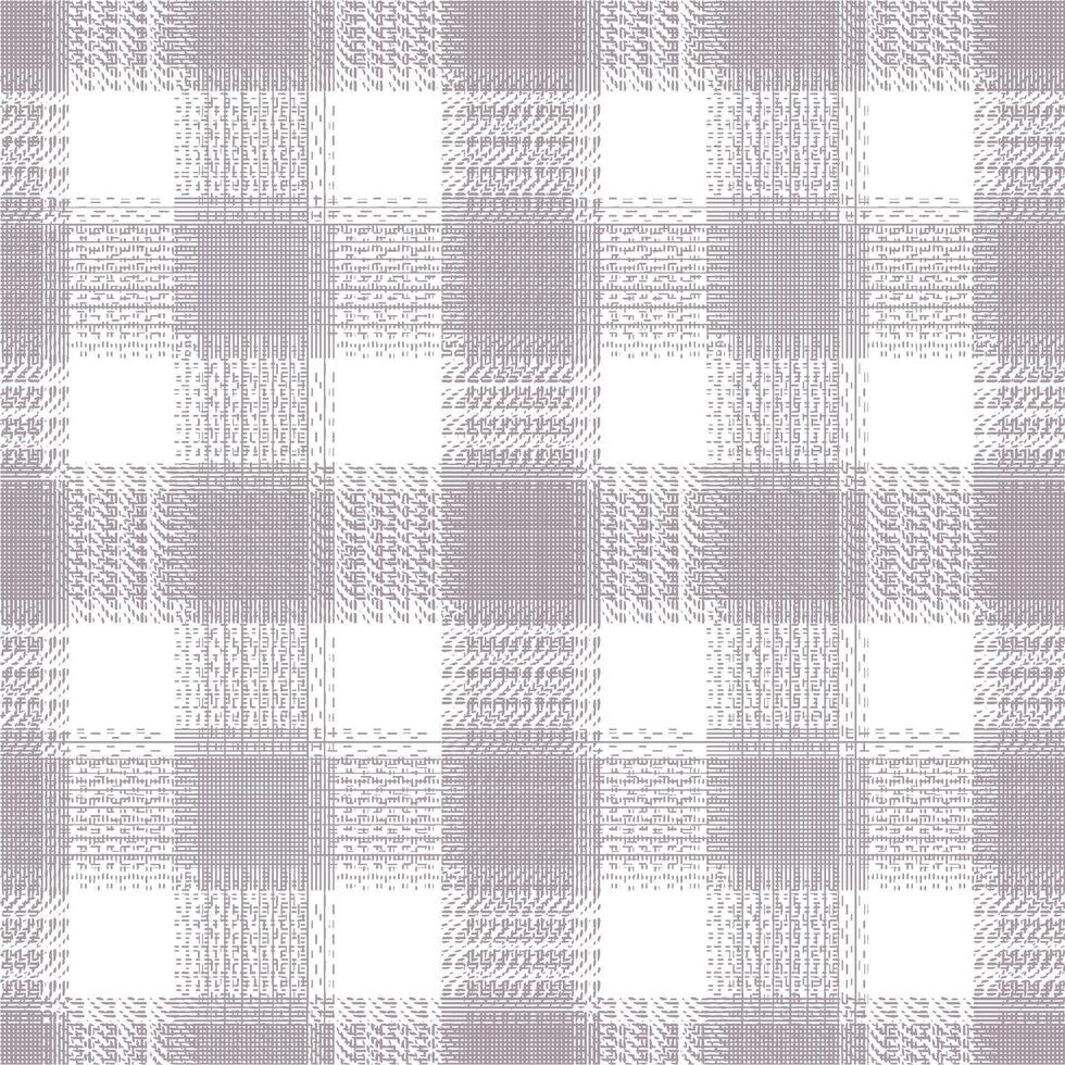 a plaid fabric background in purple and white vector