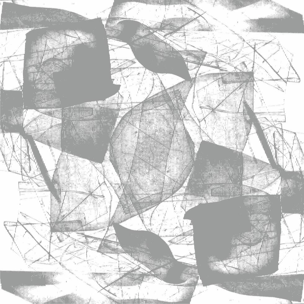 a gray and white abstract design with a square shape vector