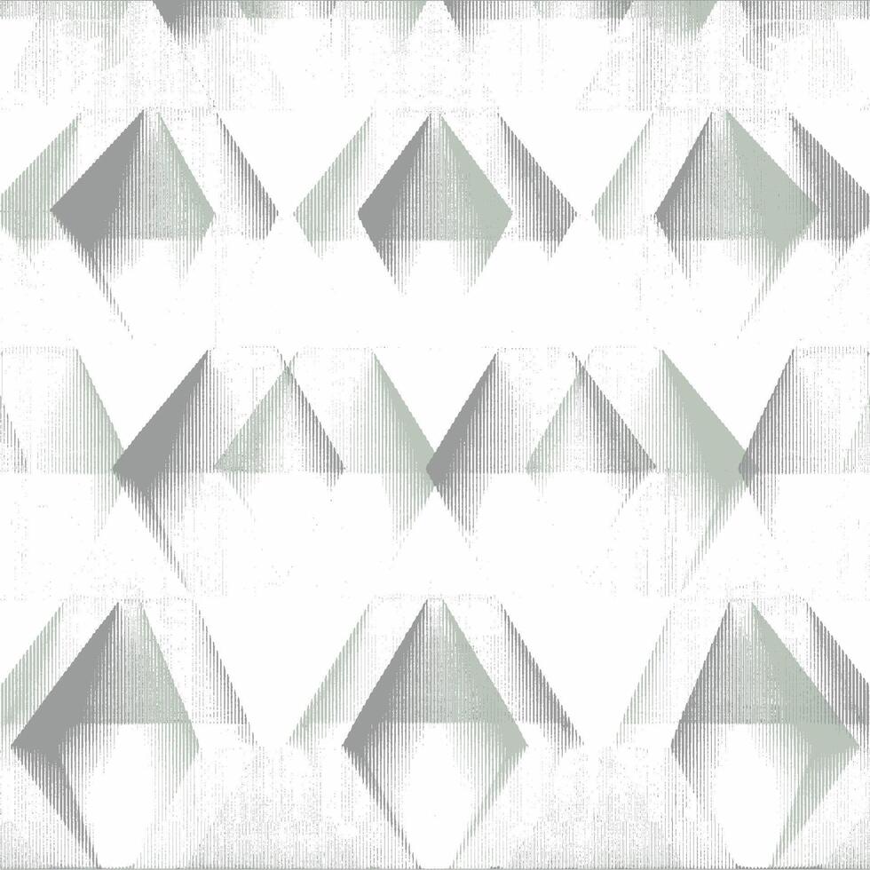a white and green geometric pattern vector