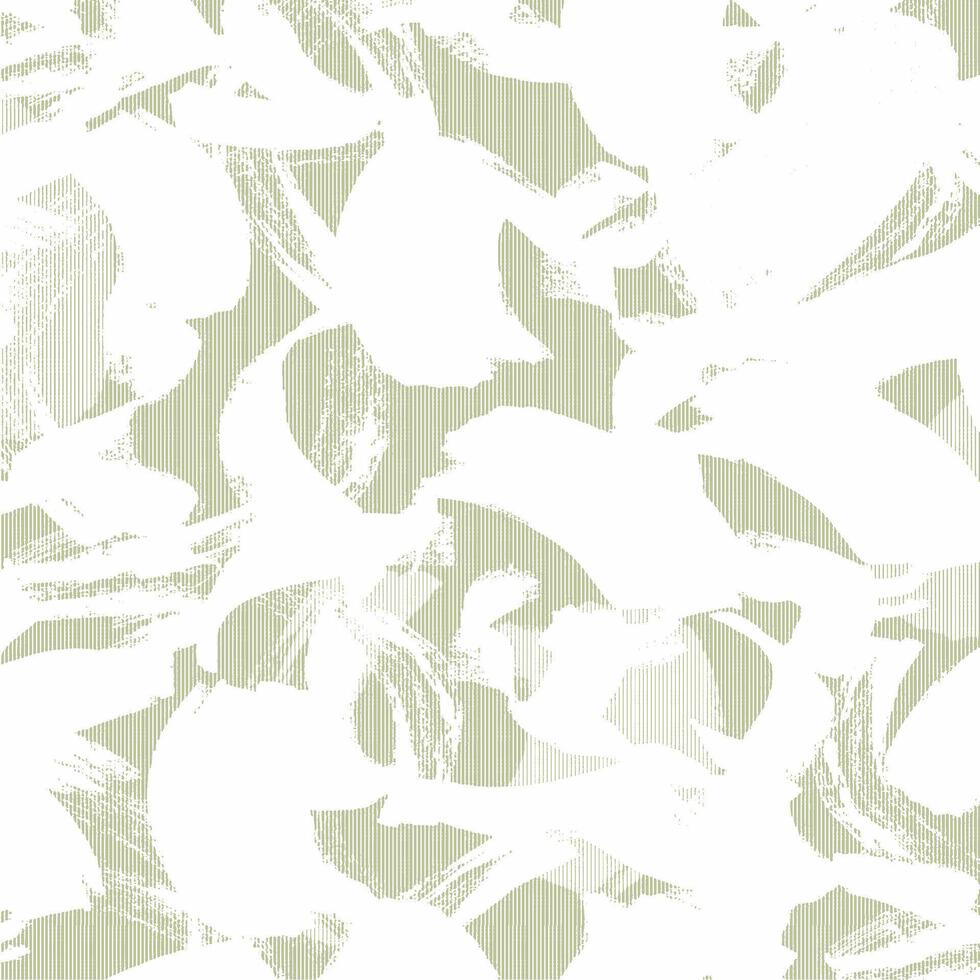 a green and white abstract wallpaper with a large white bird vector