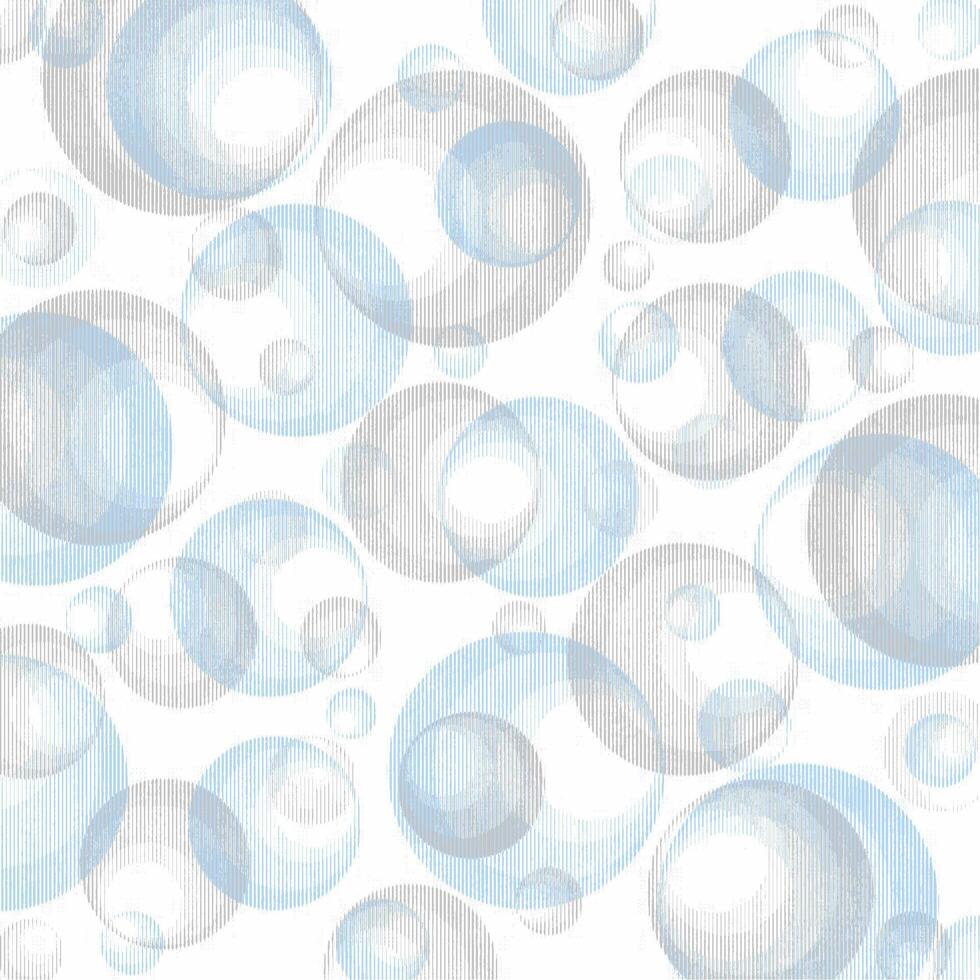 a blue and white pattern with bubbles vector