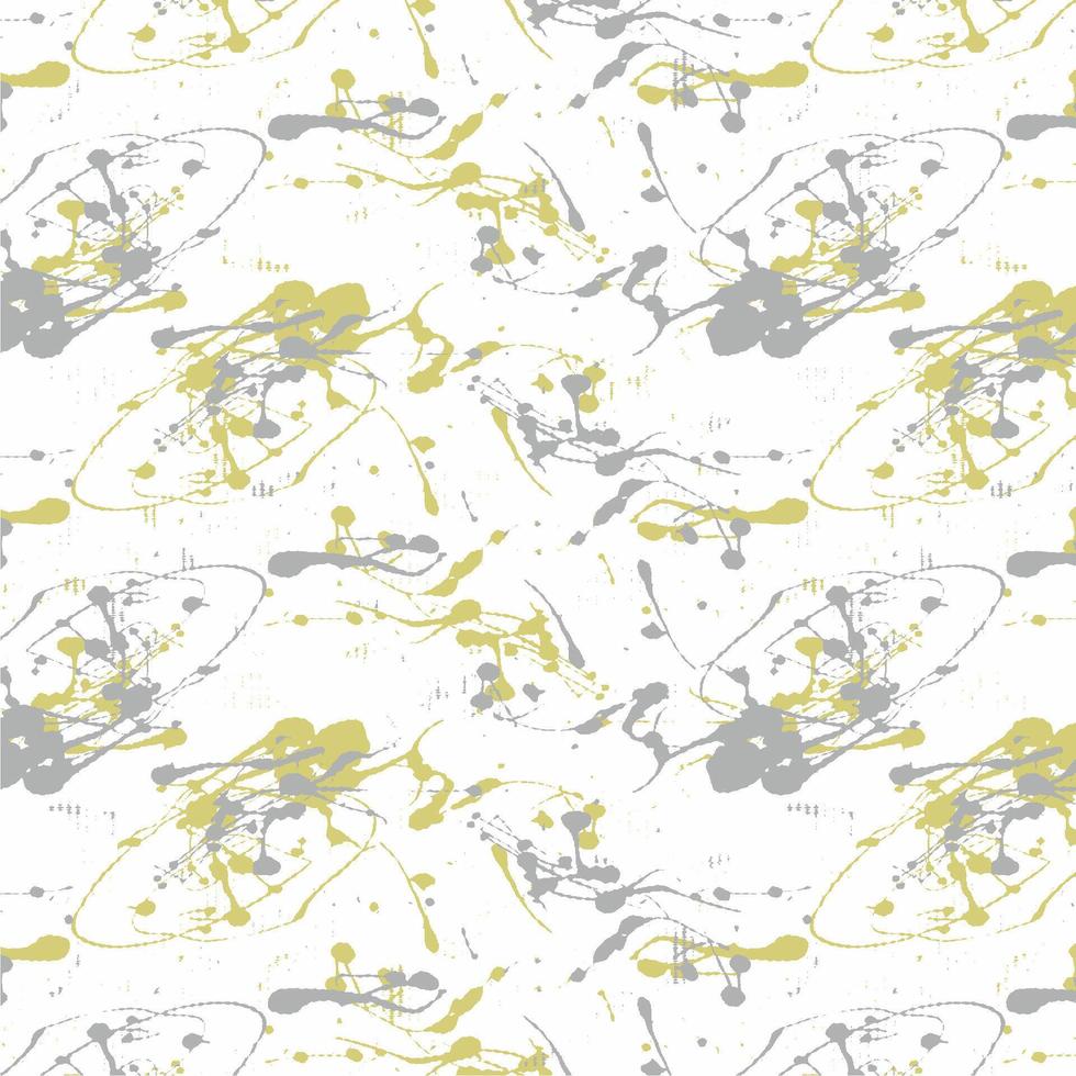 a wallpaper with yellow and gray paint splatters vector