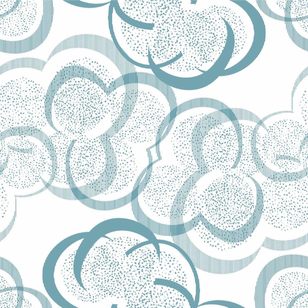 a blue and white pattern with circles vector