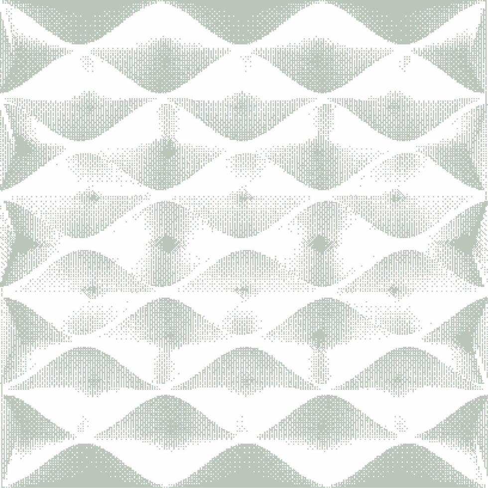 a green and white pattern with wavy lines vector