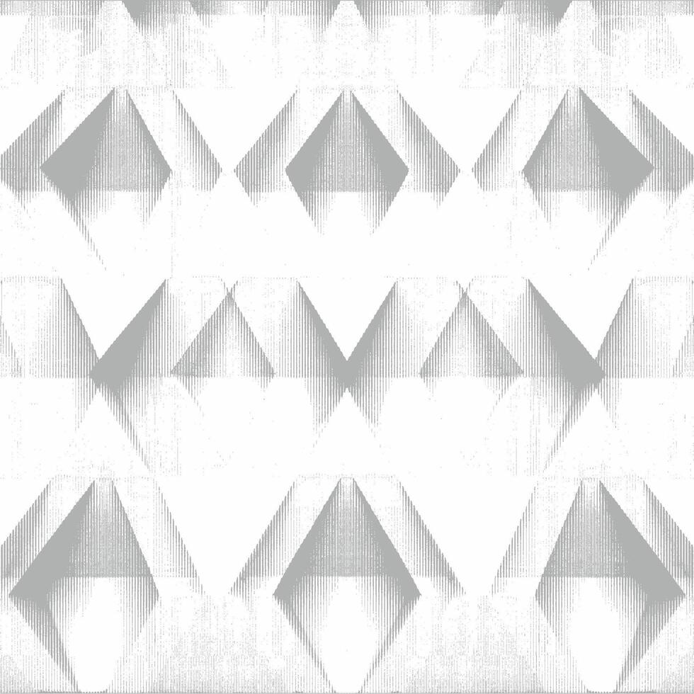 a white and gray geometric pattern on a white background vector
