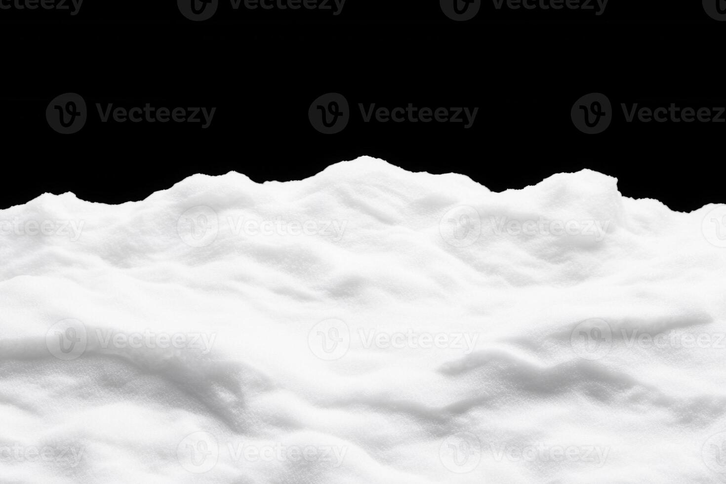 White mounds evoke a sense of cold serenity, set against a backdrop of stark, pure contrast photo