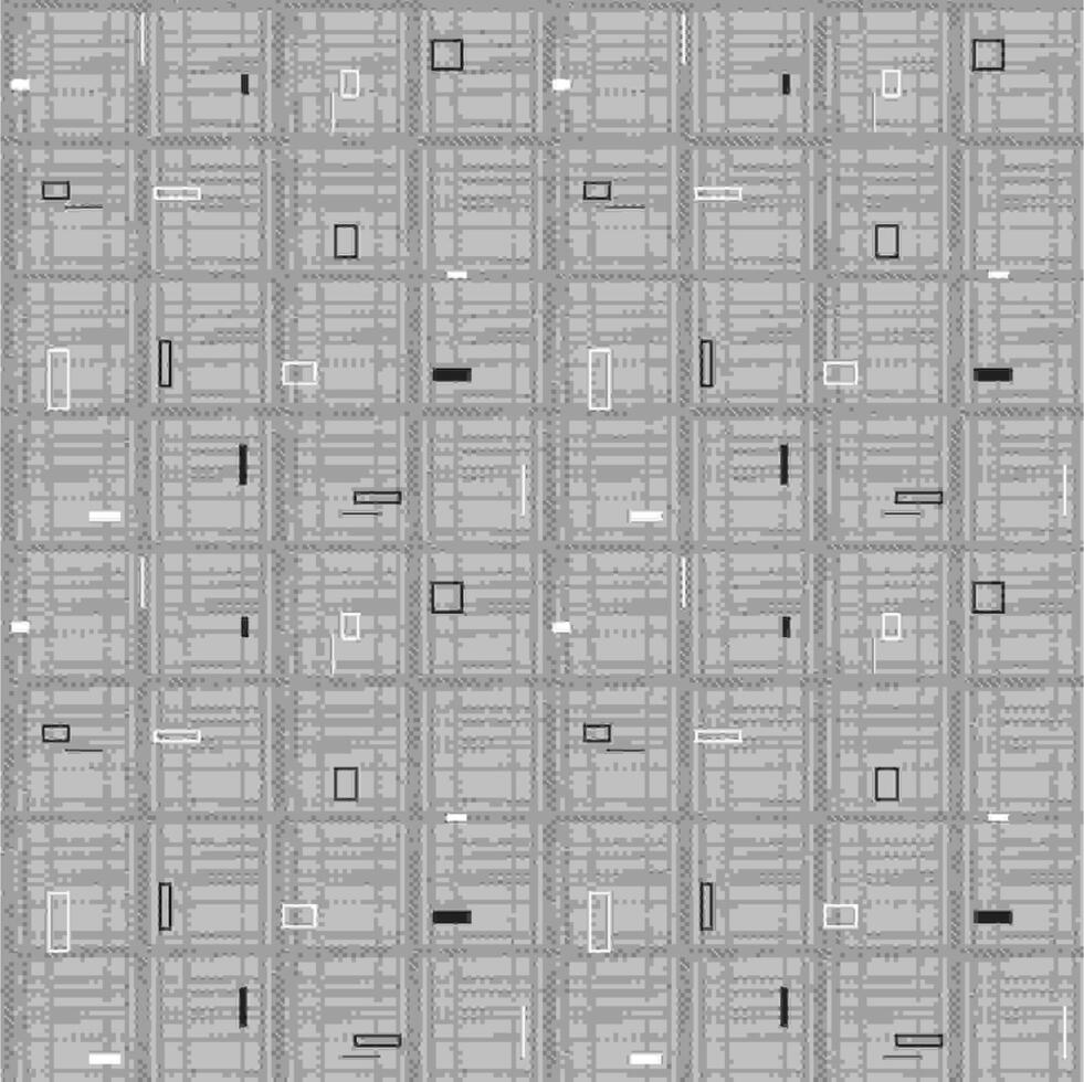 a gray and black pattern with squares and lines vector
