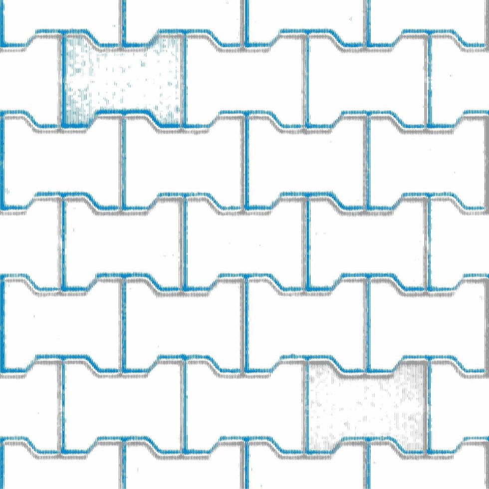 a blue and white pattern with squares vector