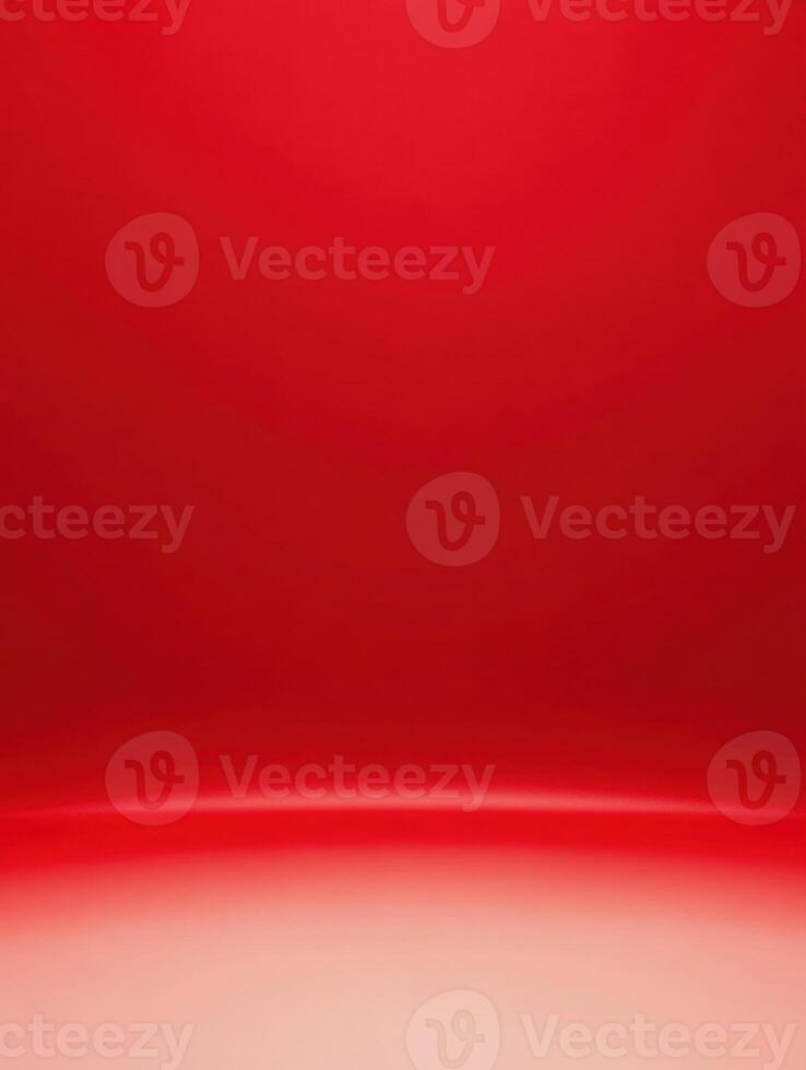 Gradient transition from vibrant red to light tint, creating a smooth, abstract backdrop photo