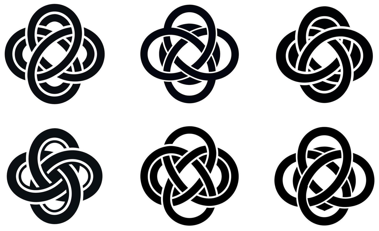 Celtic Knot Design Elements vector