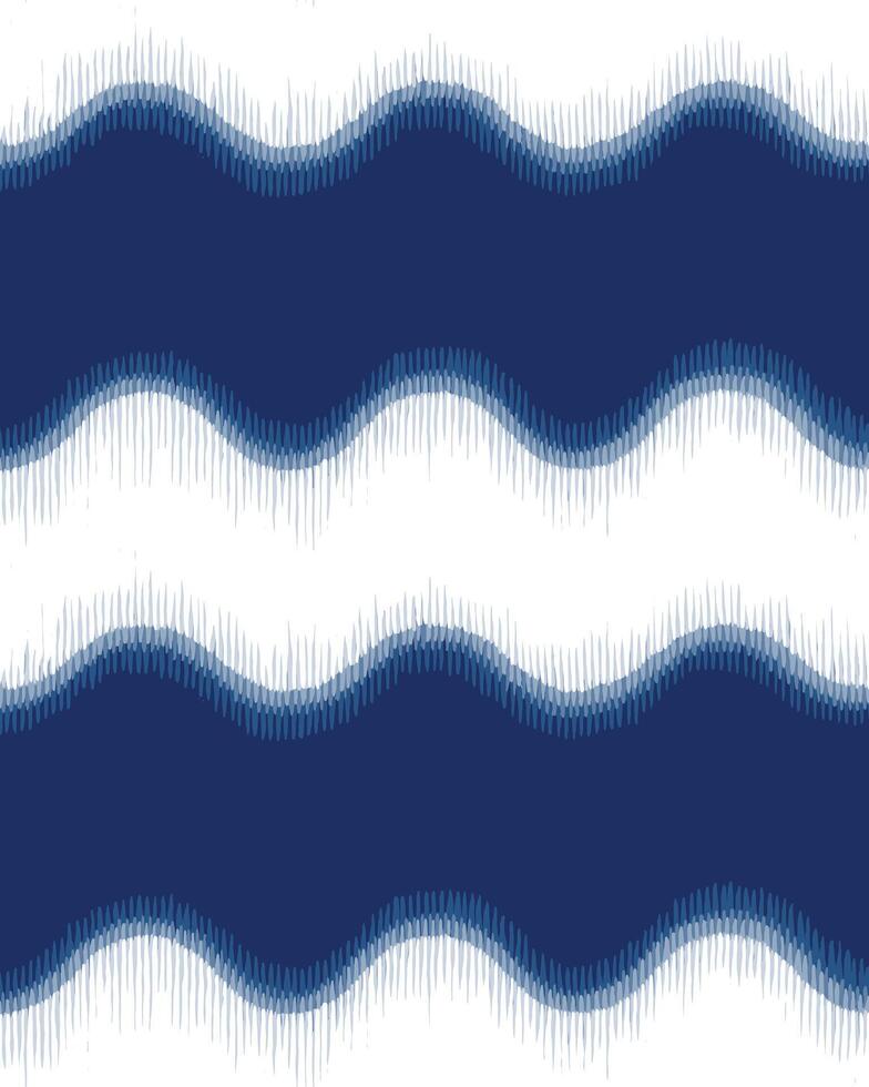 Seamless, hand drawn brush line abstract wave pattern, Japanese, tribal and ethnic folk wood carving, engraving, weaving textured surface background, simple graphic for fabric, carpet, decoration vector