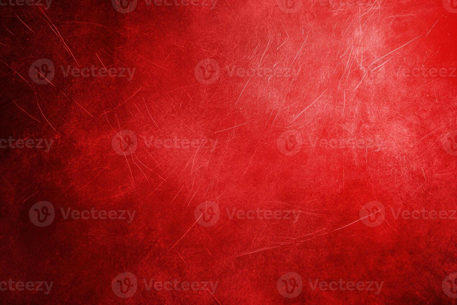 Abstract red background texture with random linear markings, suggestive of worn material surface photo