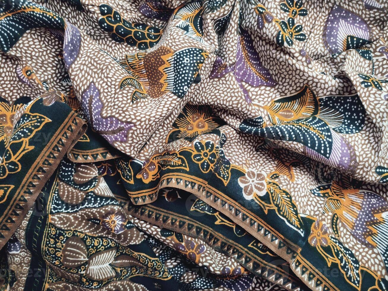a close up of a colorful, patterned fabric photo