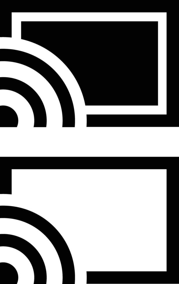 Screencast icon. Streaming sign. Screen cast symbol. flat style. vector