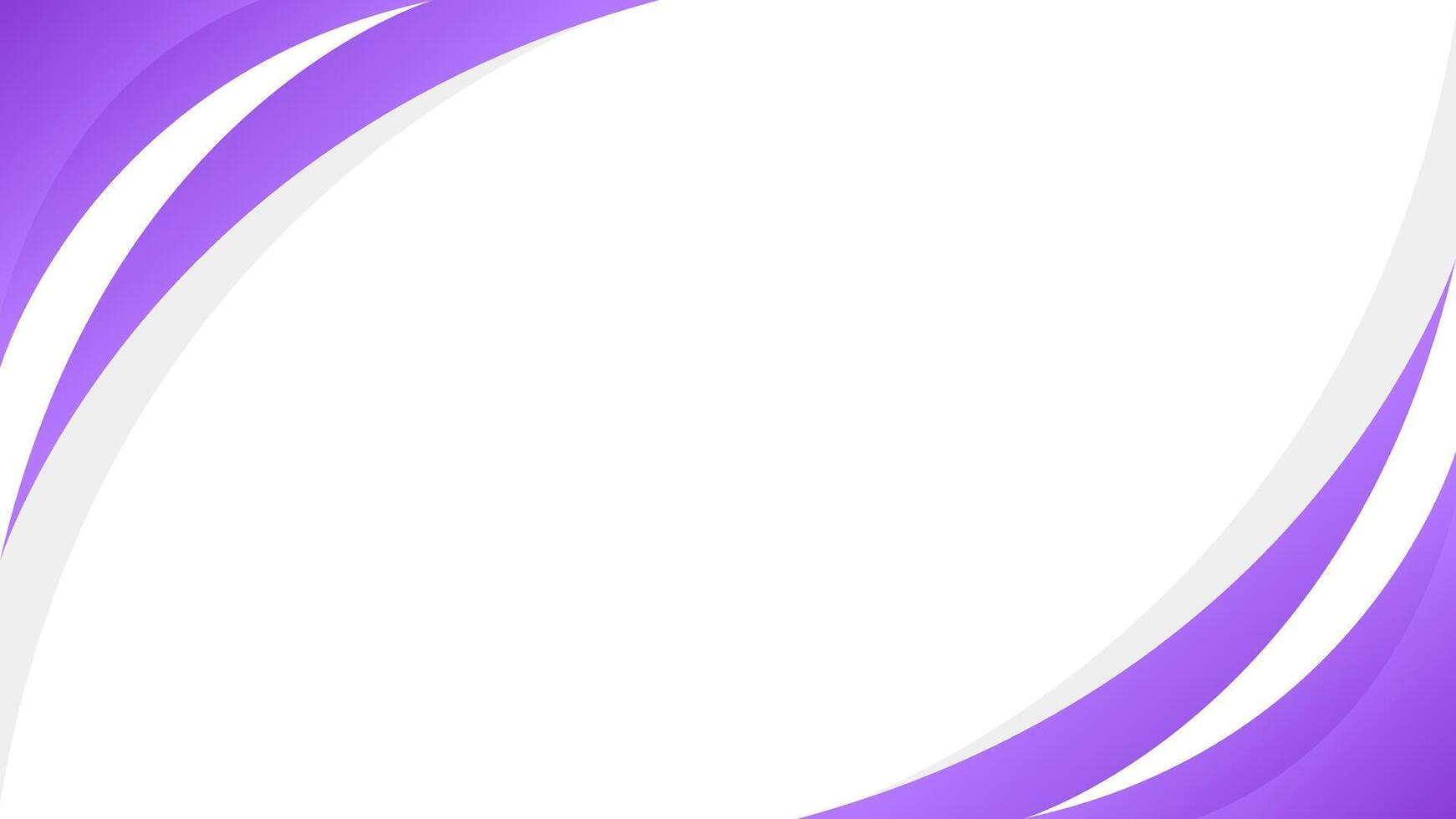 Abstract purple and white curve background. Modern wallpaper vector