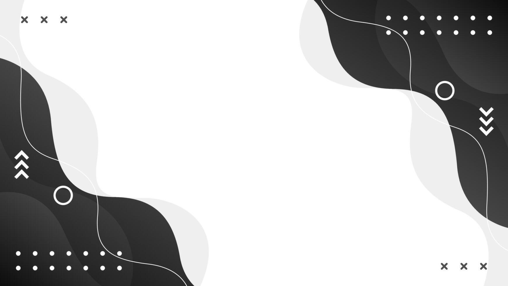 black and white abstract background with geometric shapes vector