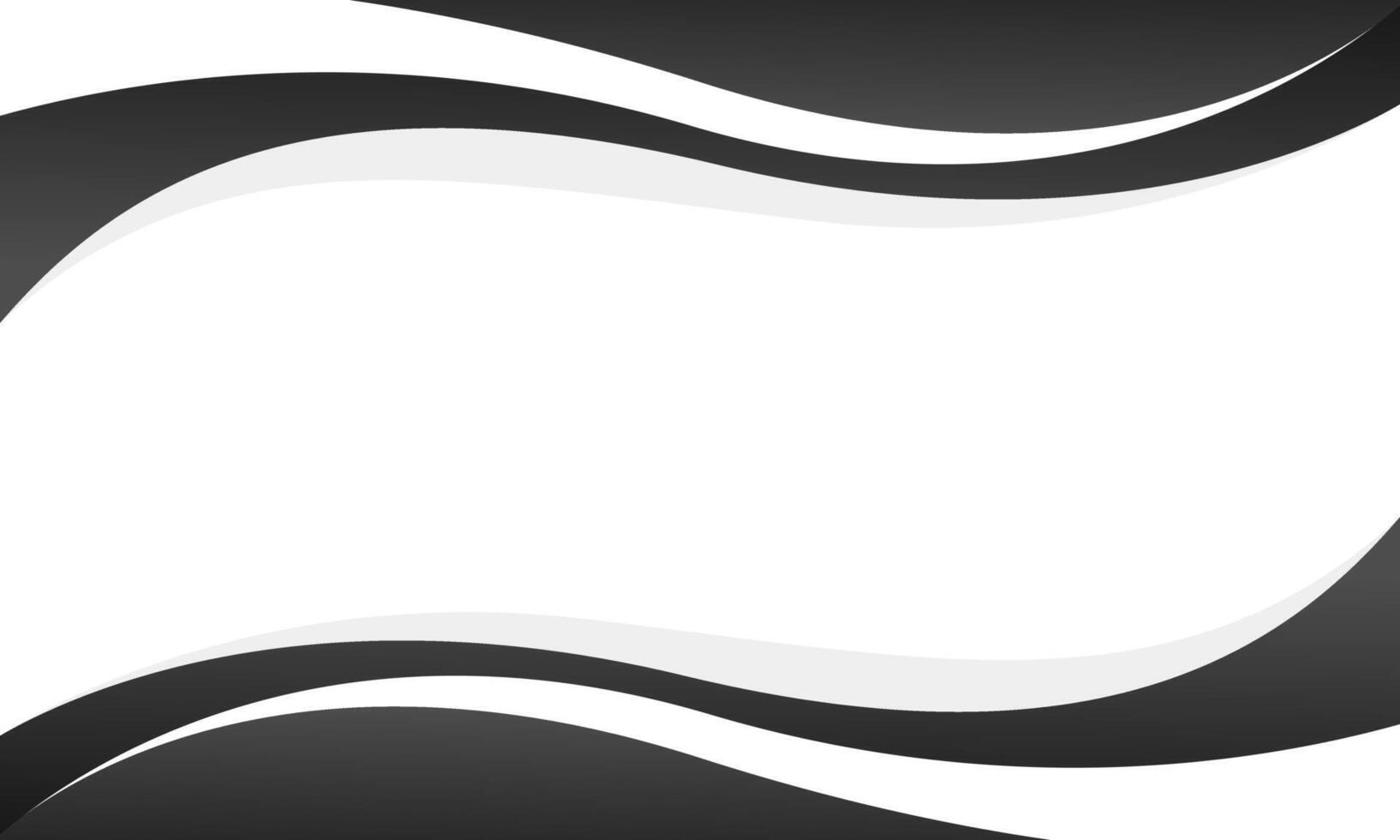 Abstract black and white wave background. Modern wallpaper vector