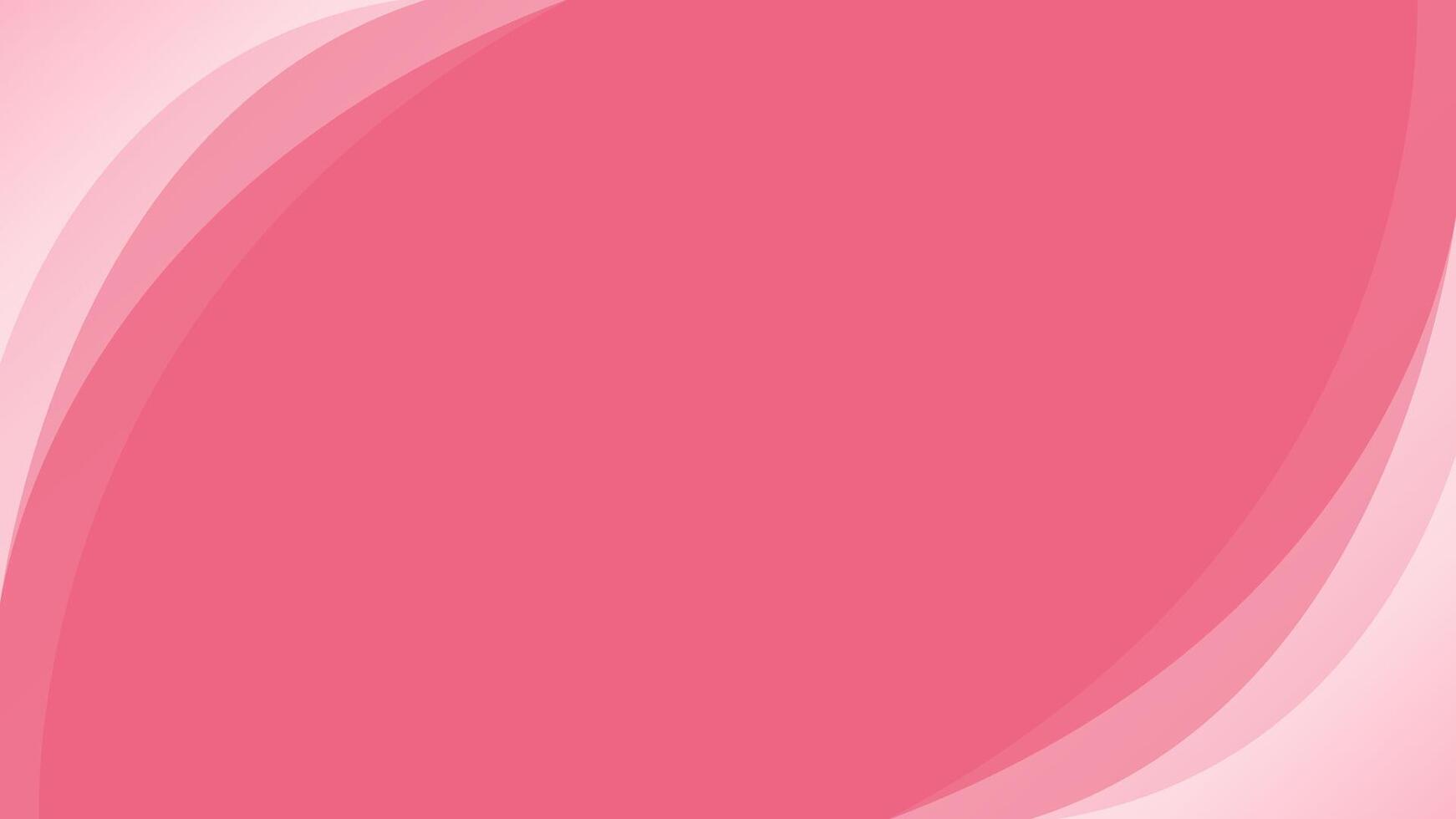Elegant pink abstract curve background, minimalist wallpaper vector