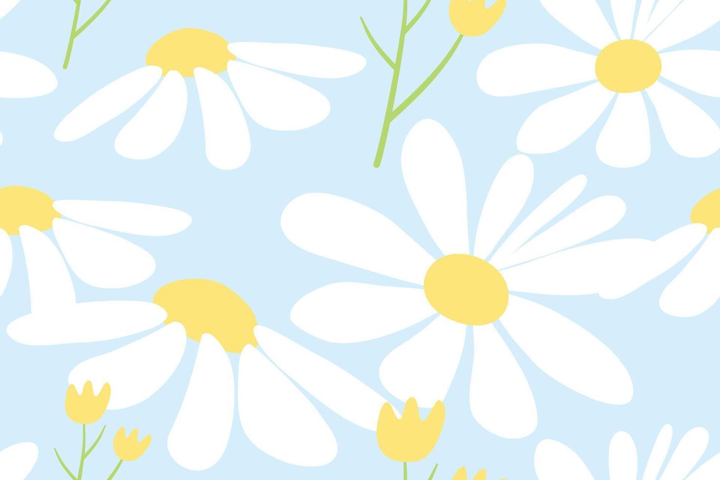 lower seamless background. Minimalistic abstract floral pattern. Ideal for textile design, wallpaper, covers, cards, invitations and posters. vector