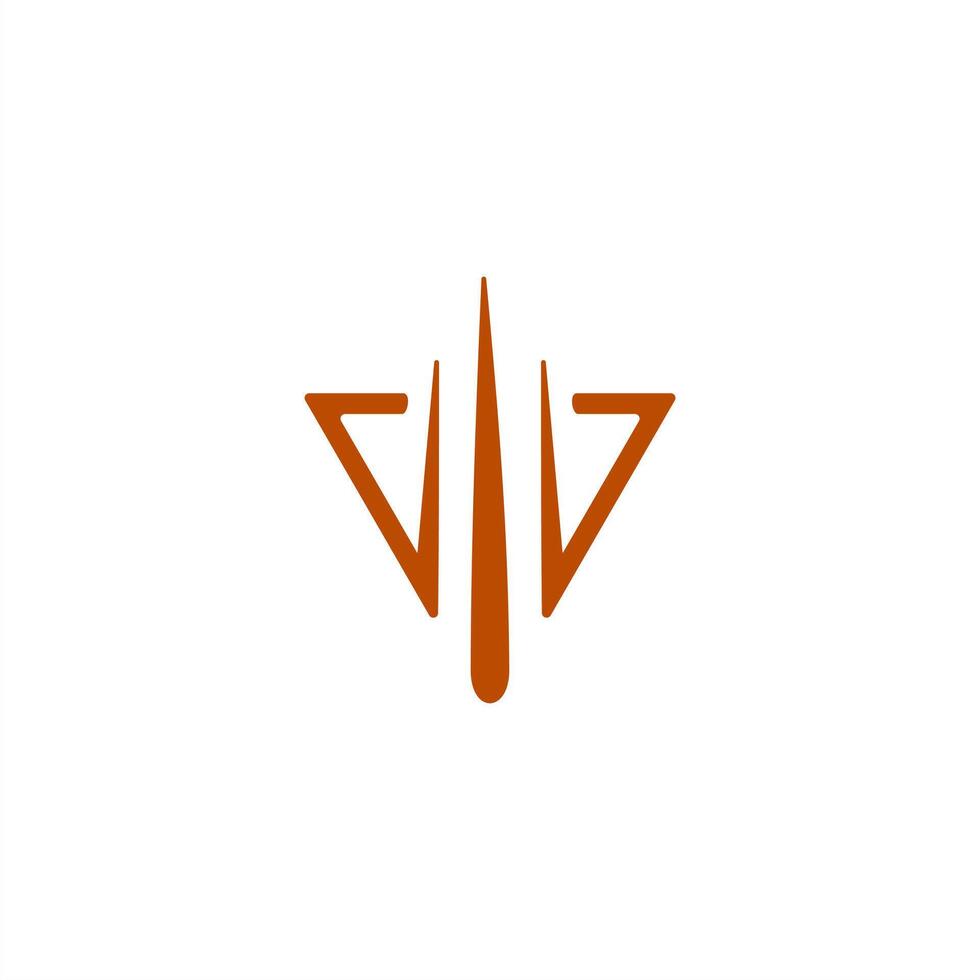 abstract triangle dynamic line logo, perfect for tech and starch brand vector