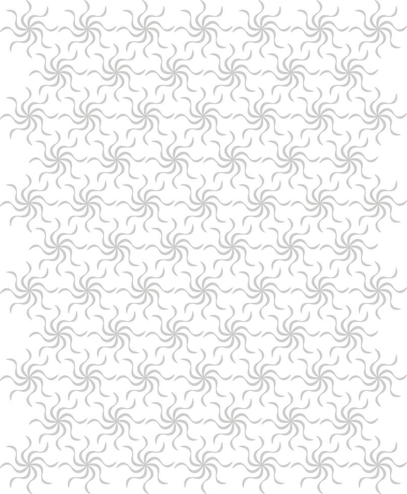 Geometric grey flower seamless pattern vector