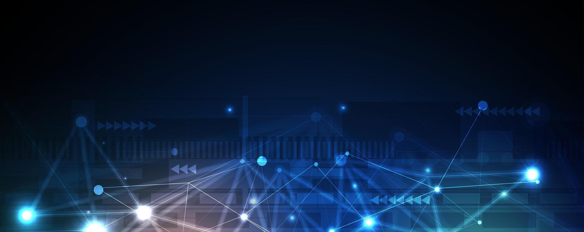 The future of internet business depends on big data and AI integration vector