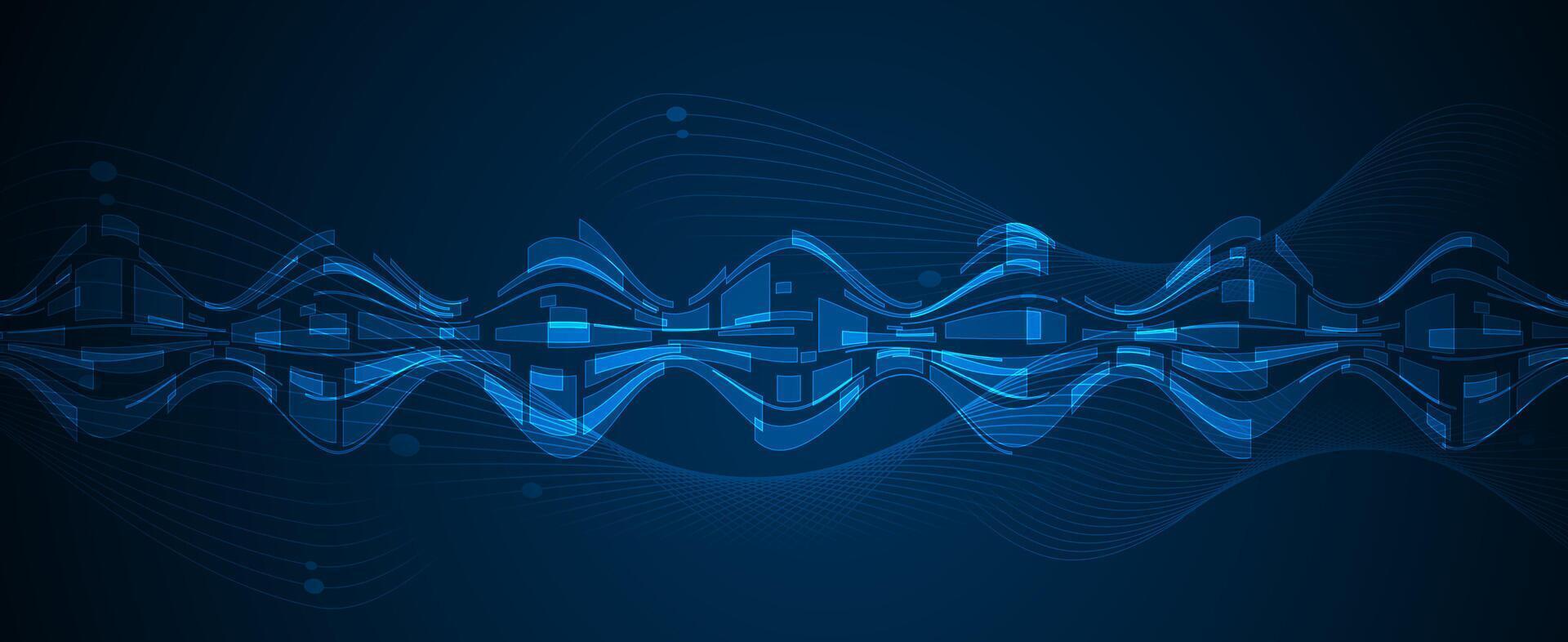 Internet business evolves through big data and technological advancements vector
