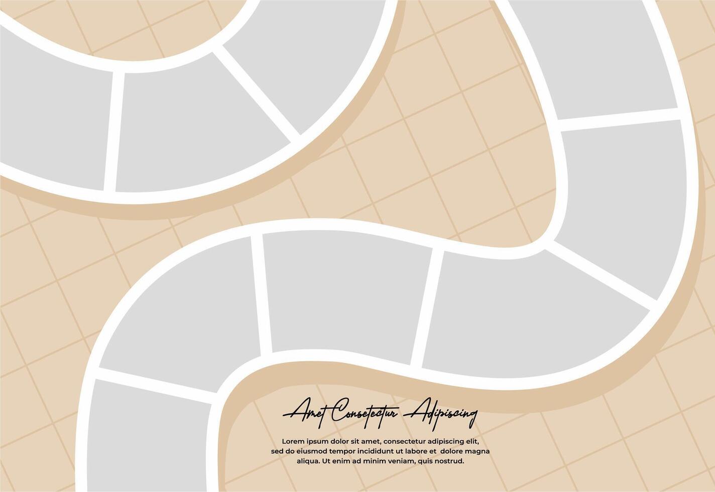 Design Blank Picture collage and digital photo wall vector