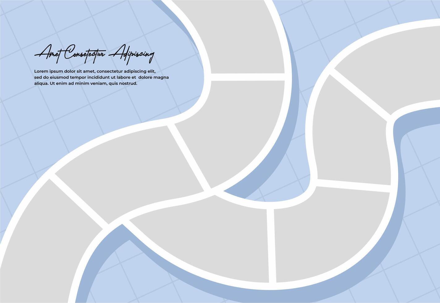 Design creative picture blank collage vector