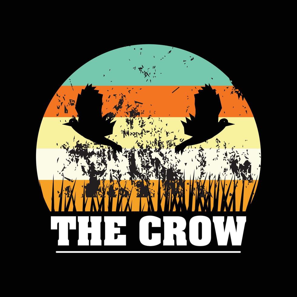 Free T-Shirt Design The Crow vector
