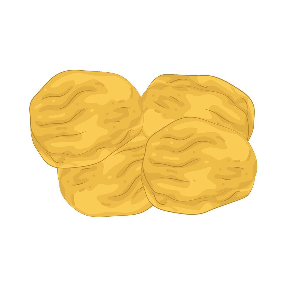 Illustration of Fried Pickles vector