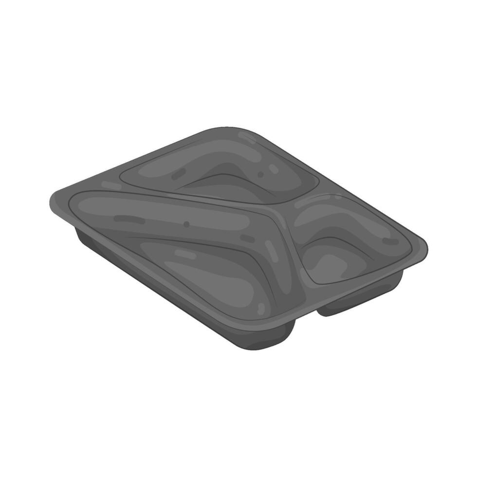 Illustration of Meal Tray vector