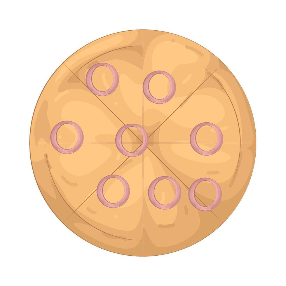 Illustration of a Pizza vector