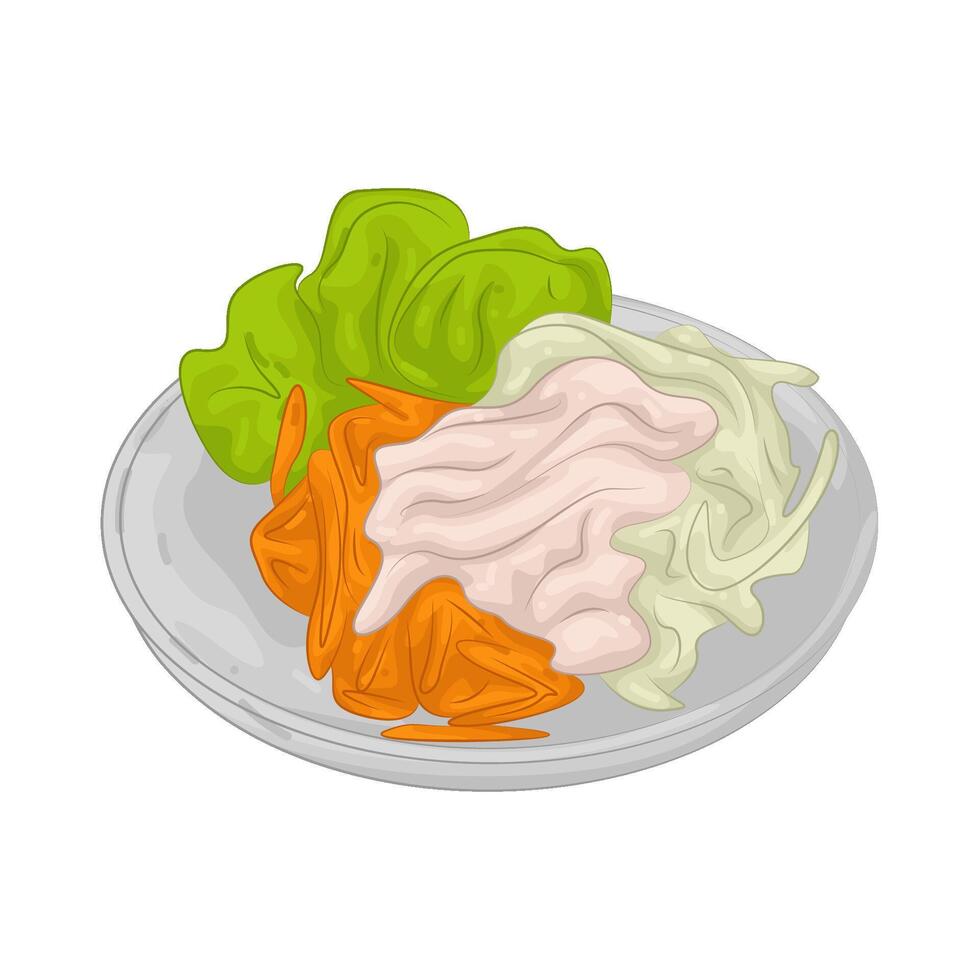 Illustration of Salad vector