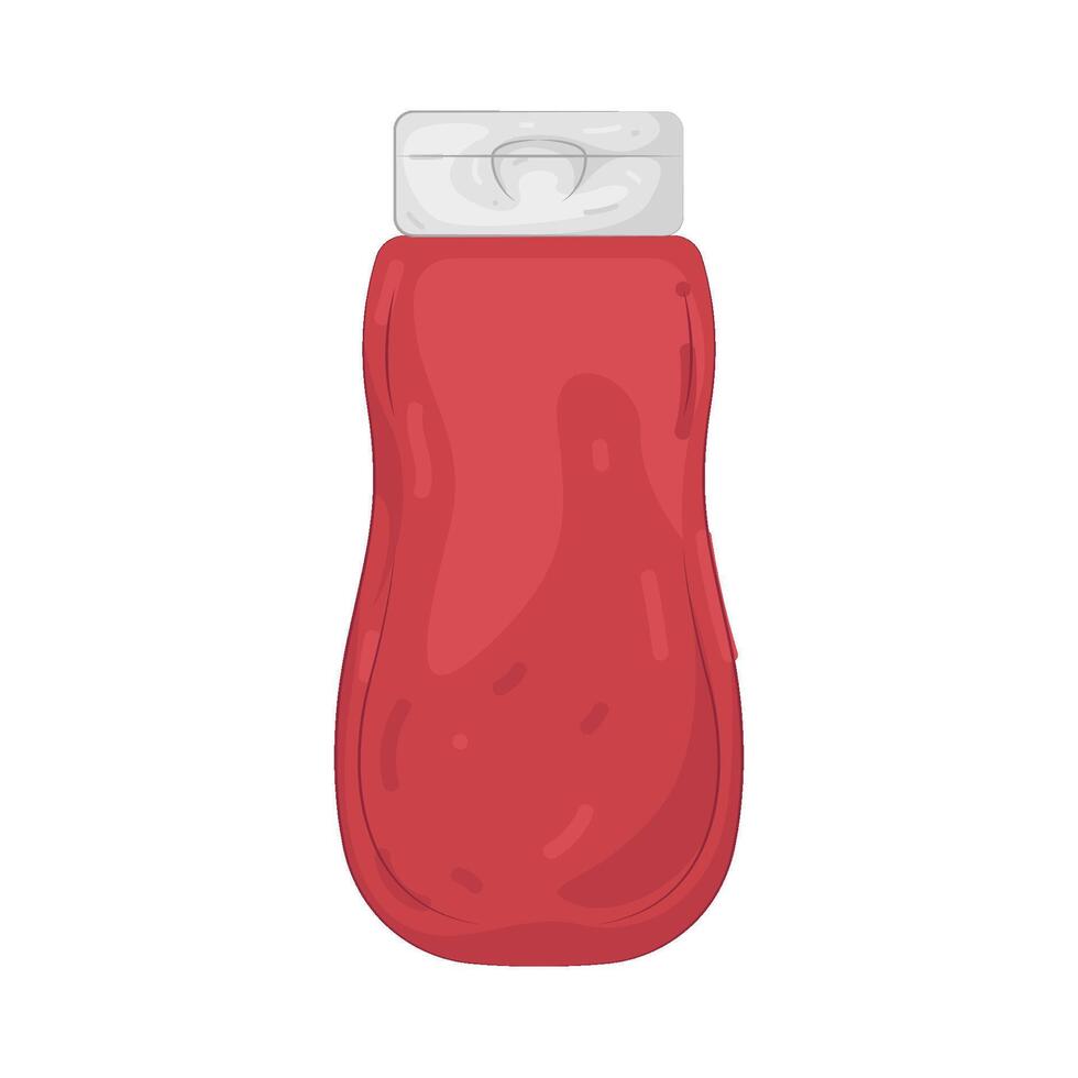 Illustration of Ketchup Bottle vector
