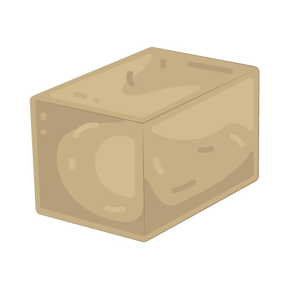 Illustration of a Cardboard Box vector