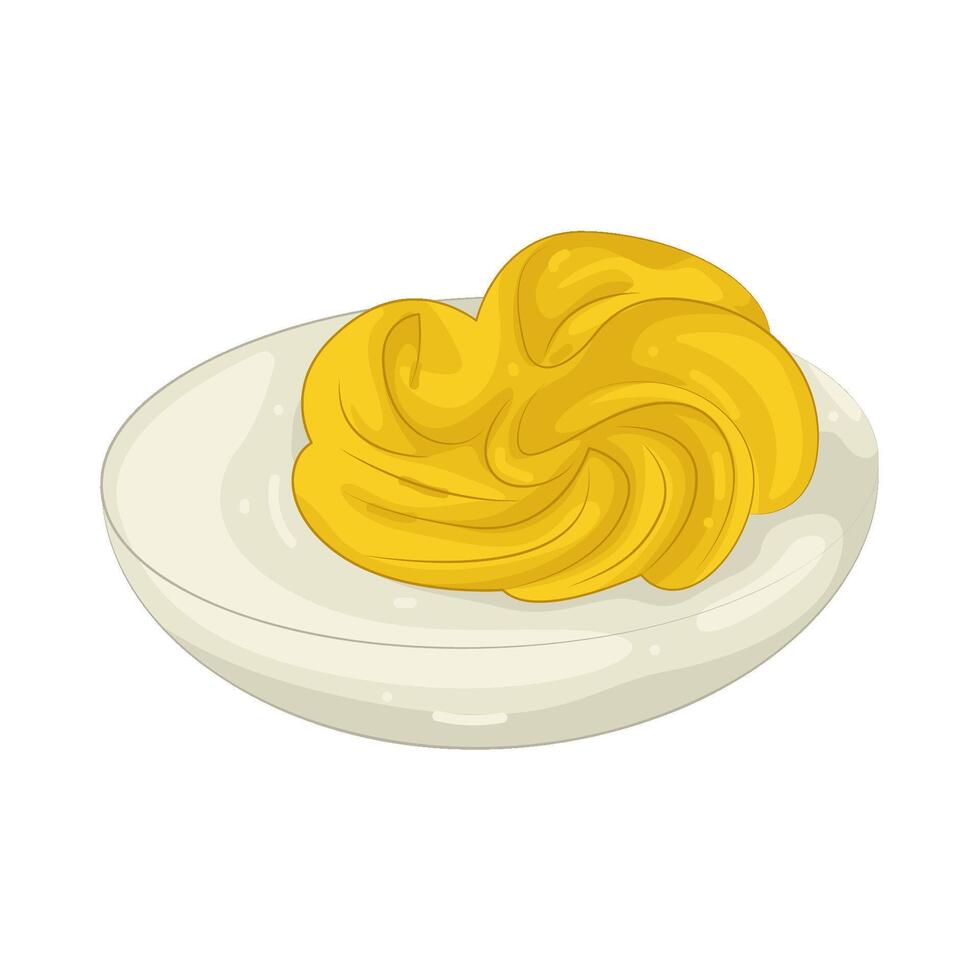Illustration of Deviled Eggs vector
