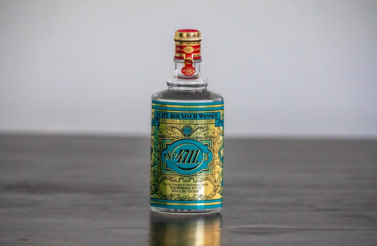 Brazil, February 28, 2025. The oldest and most original cologne in the world, the German 4711. Portrait unique photo