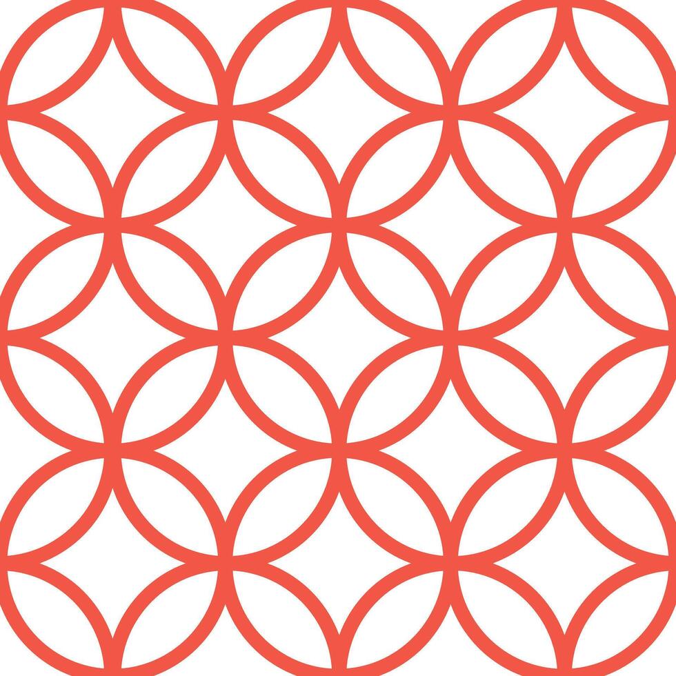An orange and white geometric pattern vector