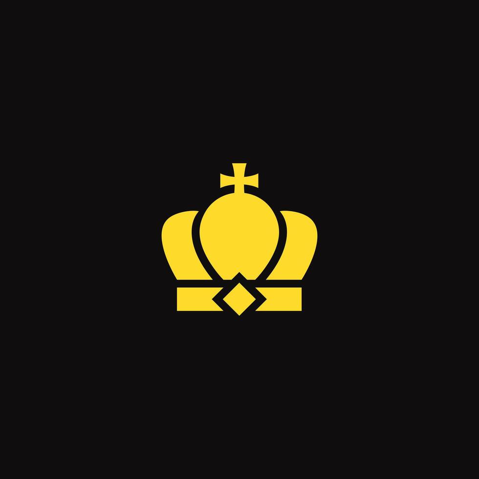 Crown icon stock image. vector