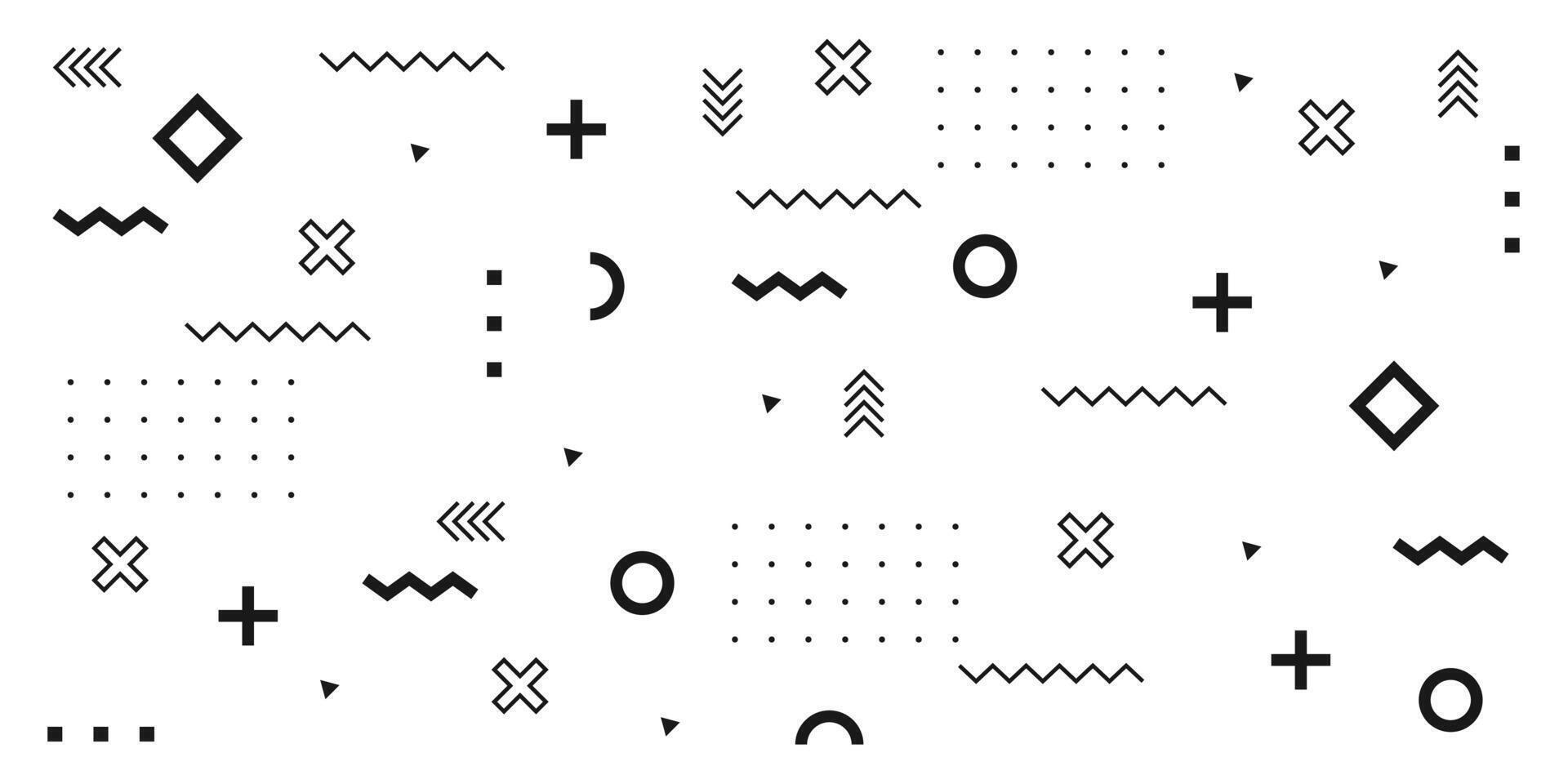 Flat geometric trendy background wallpaper for graphic design vector