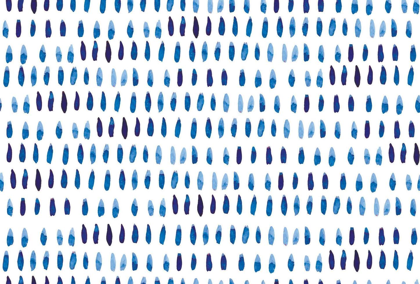 atercolor seamless pattern with blue dashes on a white background. vector