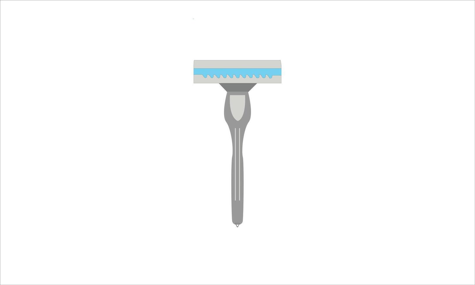 a shaving male, men razor with a grey handle on a white background vector