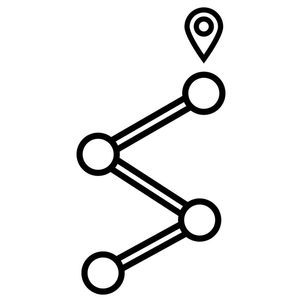 GPS icon. Flat illustration of gps icon for web design vector