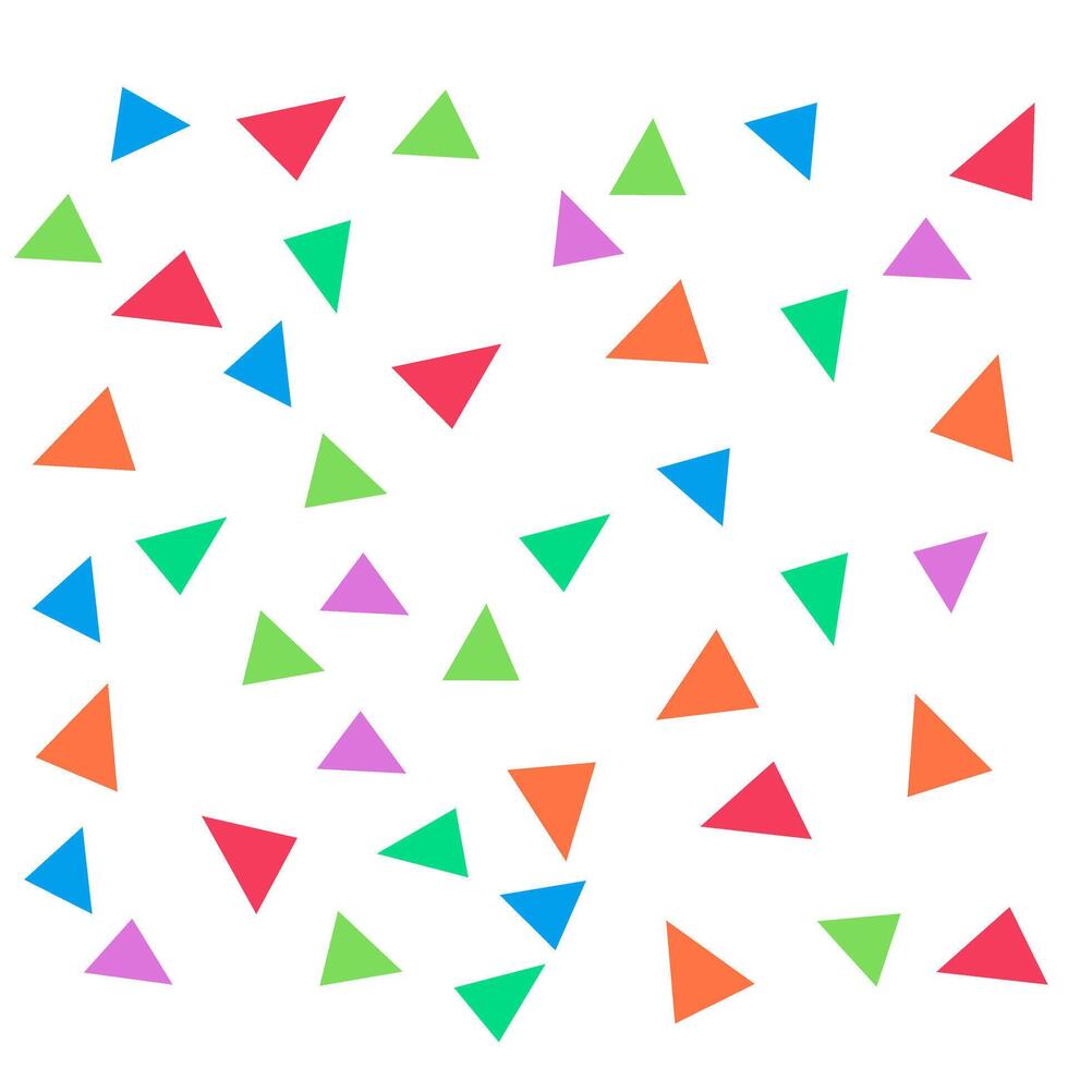 Abstract background with multicolored triangles. Seamless pattern. vector