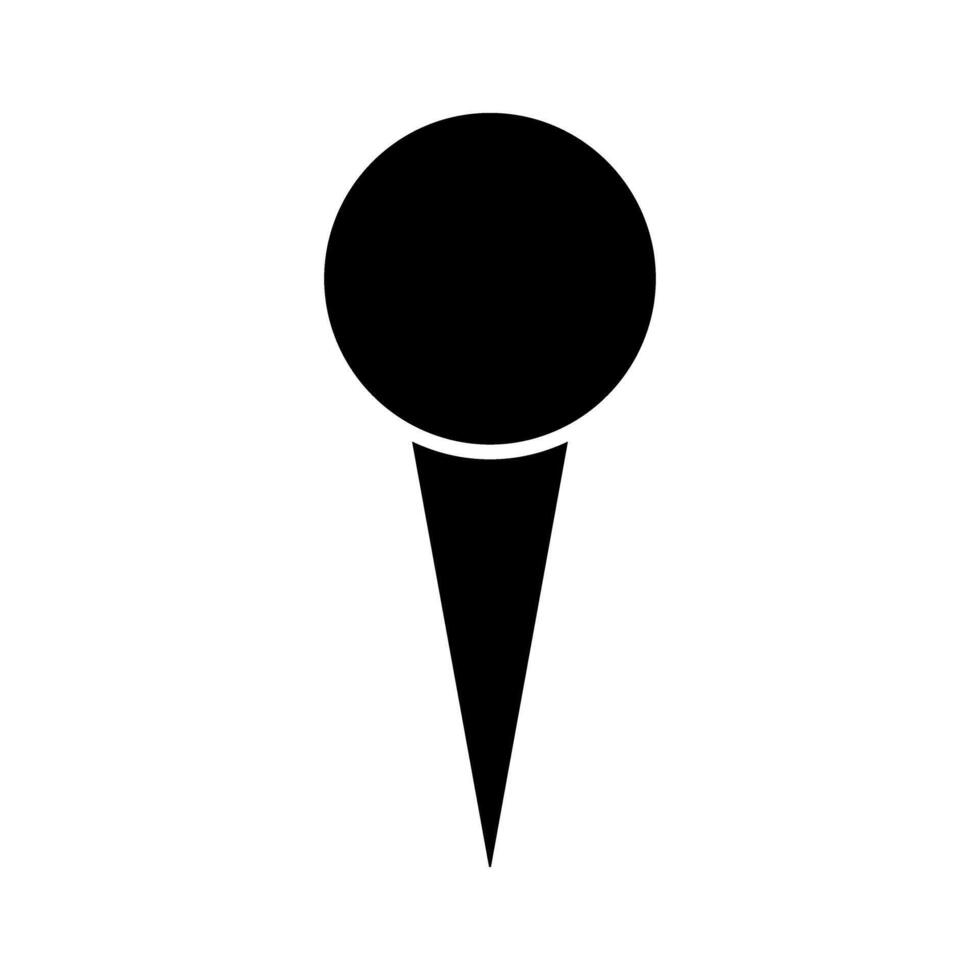 map pointer icon over white background, silhouette style concept, illustration vector