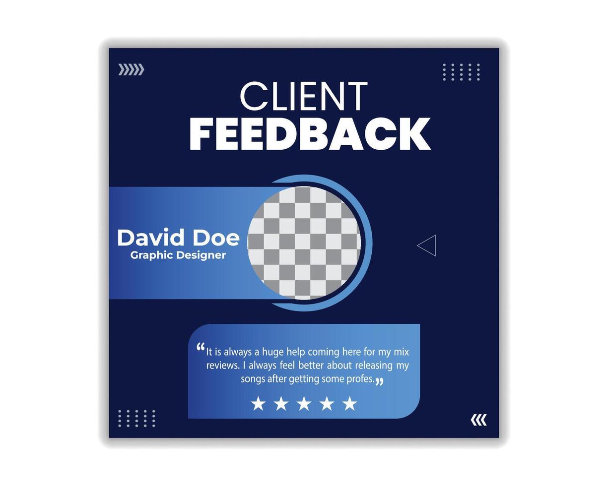 Client Feedback Design vector