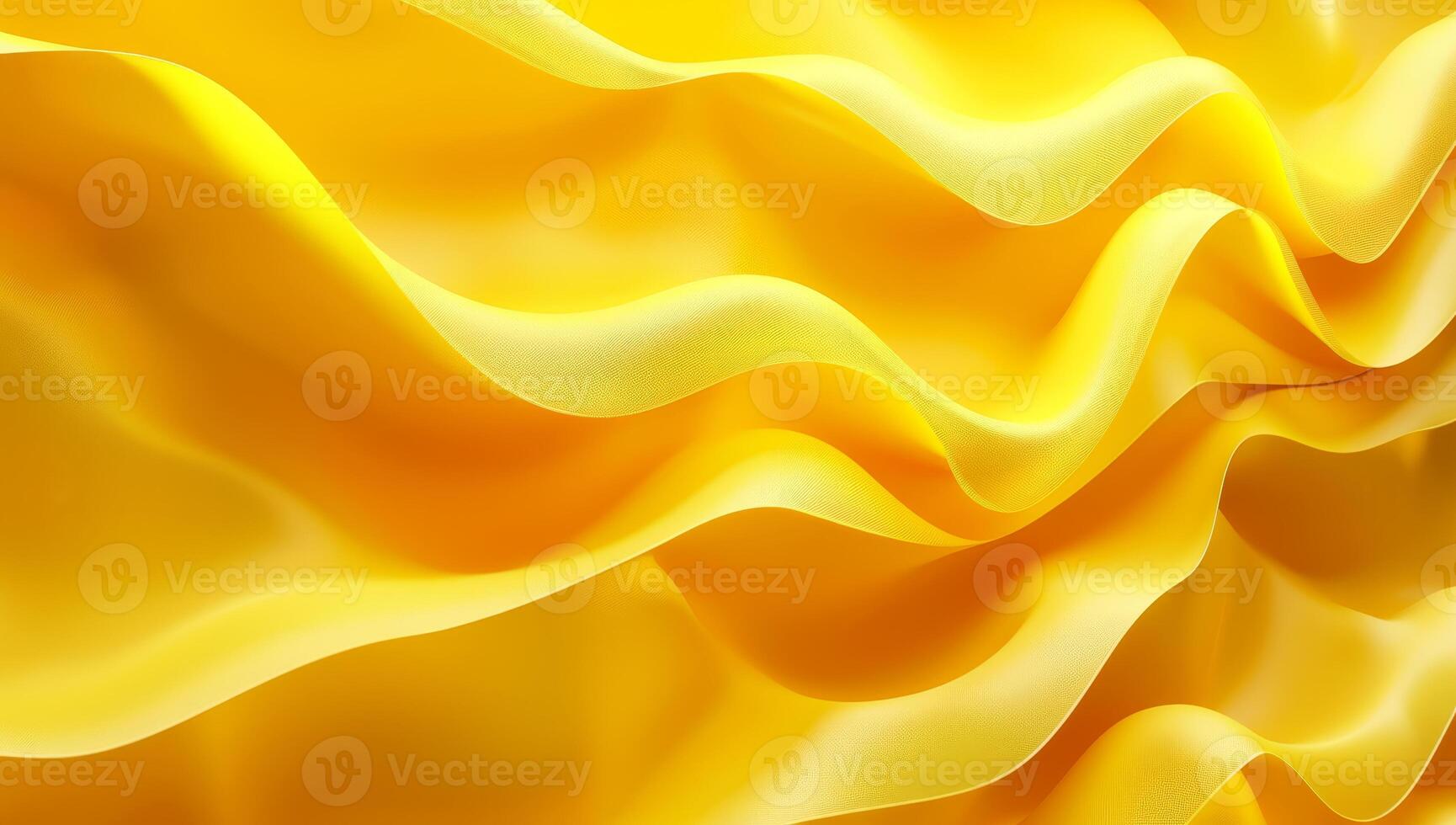 This artwork presents a rich yellow abstract design with smooth, flowing textures that evoke feelings of brightness and warmth photo