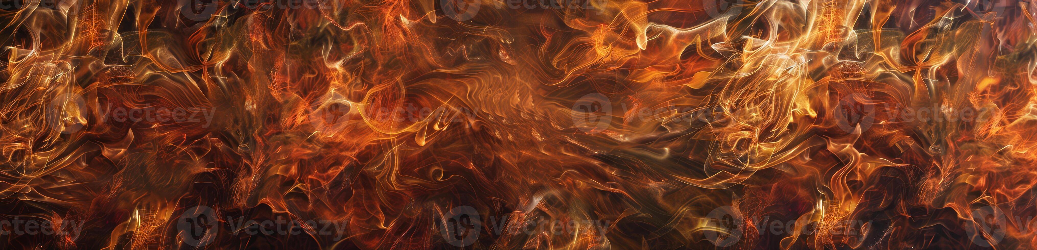 Intense fiery flames swirl and flicker against a stark black backdrop, creating a mesmerizing texture that draws the eye and ignites the imagination photo